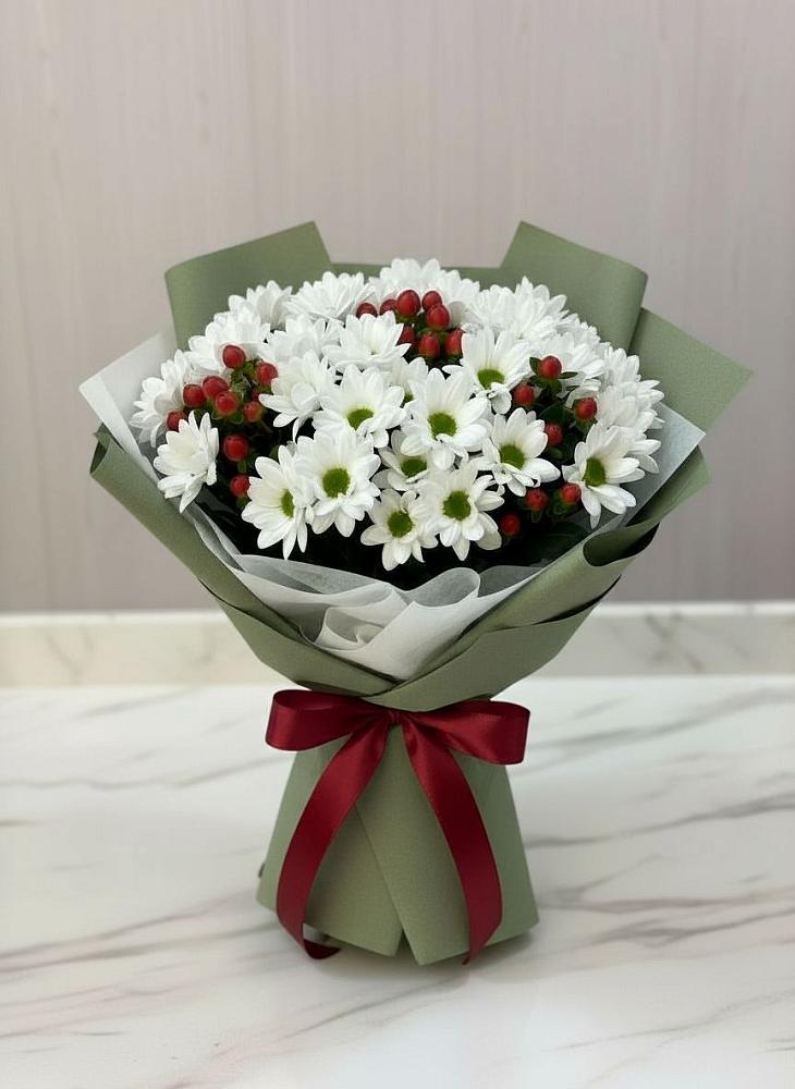 Букет цветов из: Хризантемы в Дагомысе