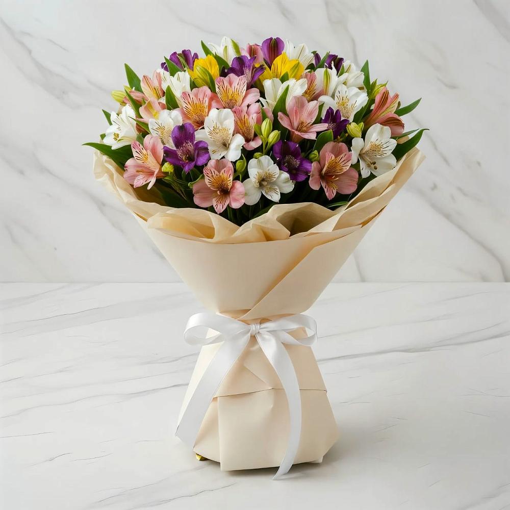 Букет цветов из: Альстромерии в Дагомысе