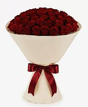 Букет 101 Бордовая роза Блэк Бакарра в Дагомысе