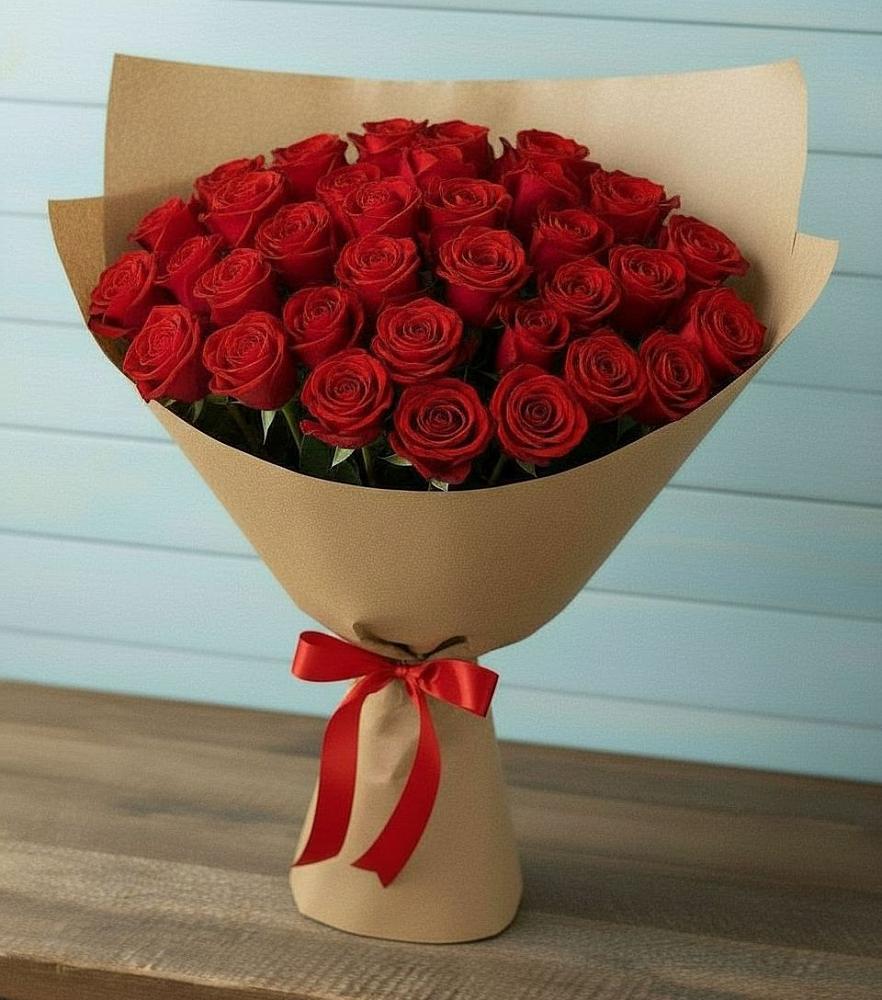 Букет Красные розы Милано в Дагомысе