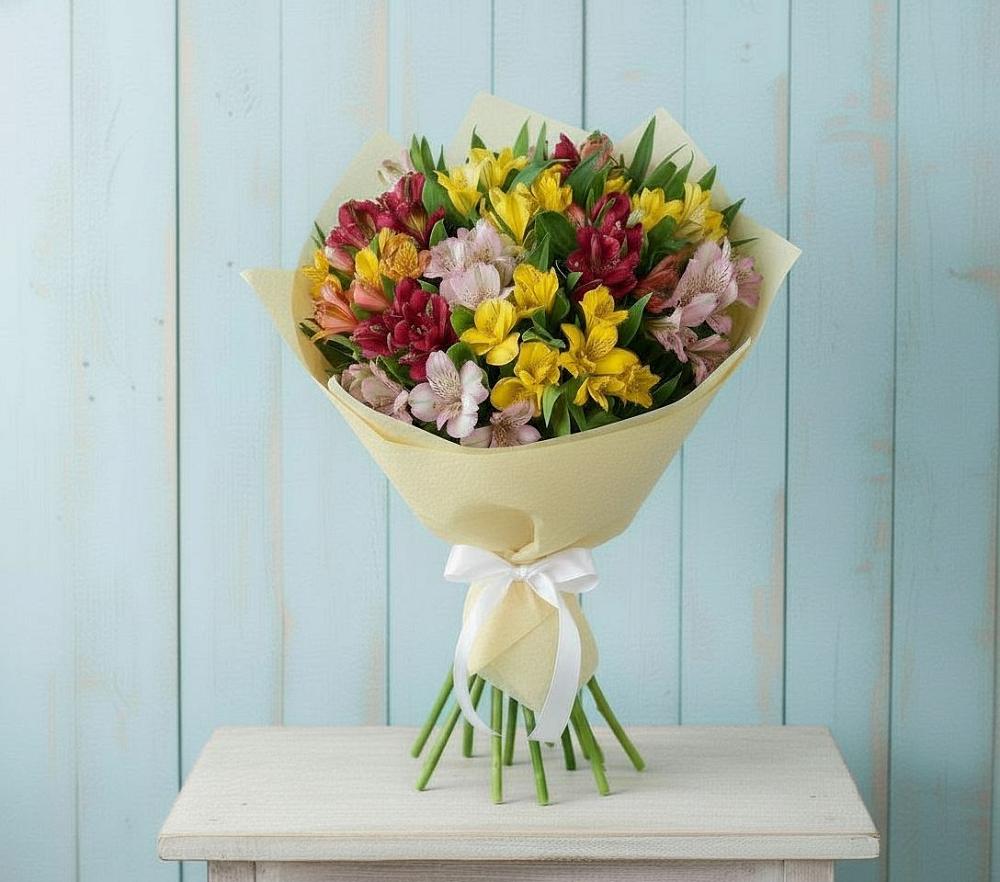 Букет цветов из: Альстромерии в Дагомысе